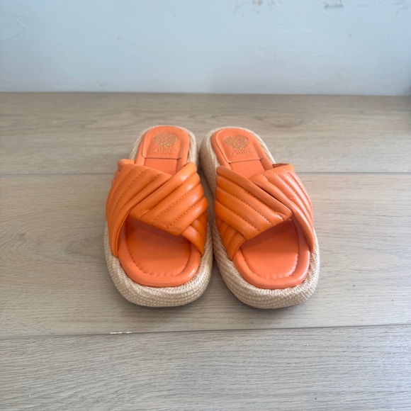 Vince Camuto Luesda Slide Sandal in orange - Picture 2 of 6